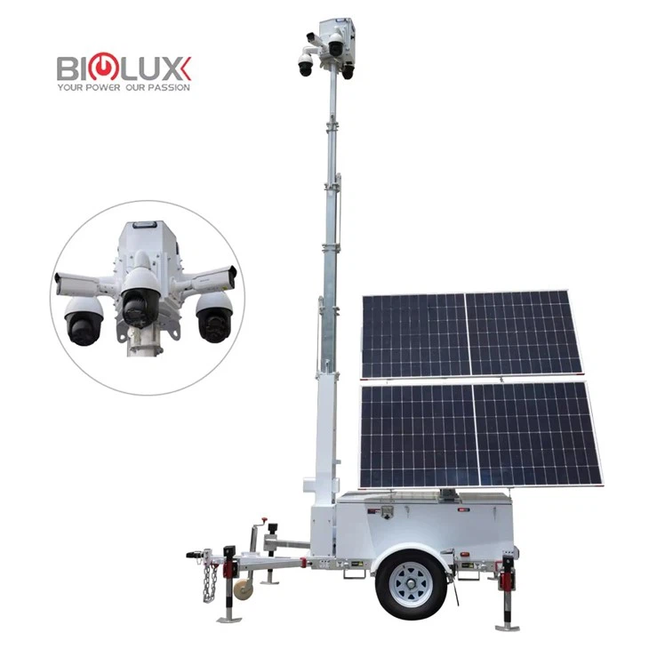 Off-Grid Mobile Solar CCTV Tower Off-Grid Mobile Solar CCTV Tower
